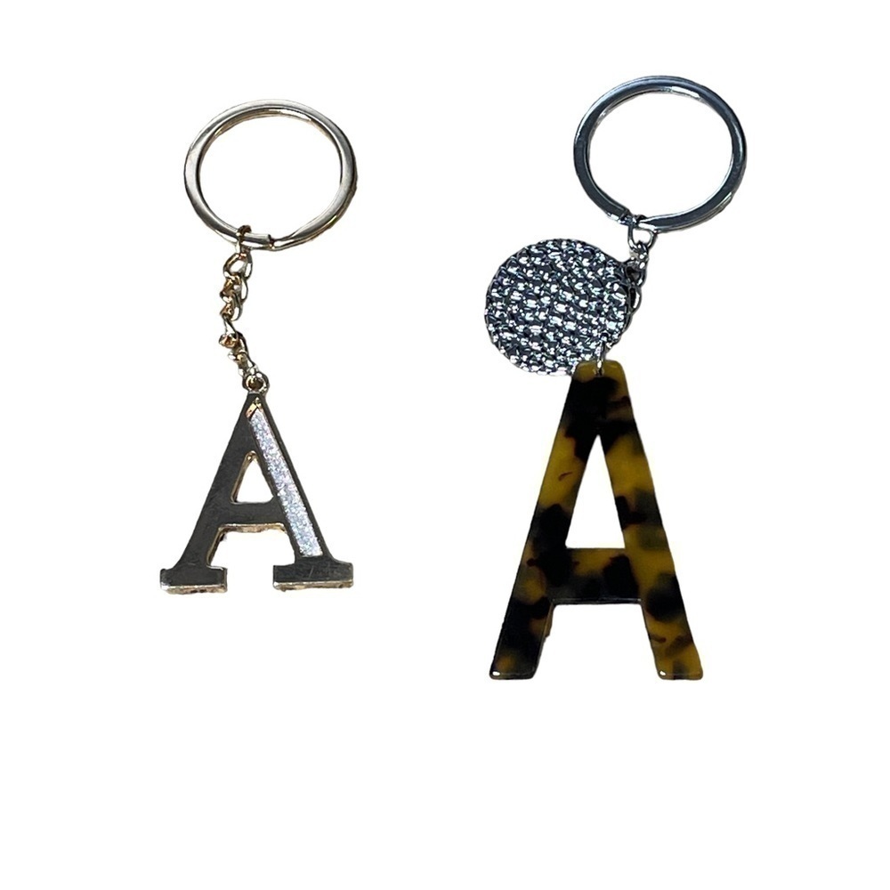 Set of 2 A keychains NWOT